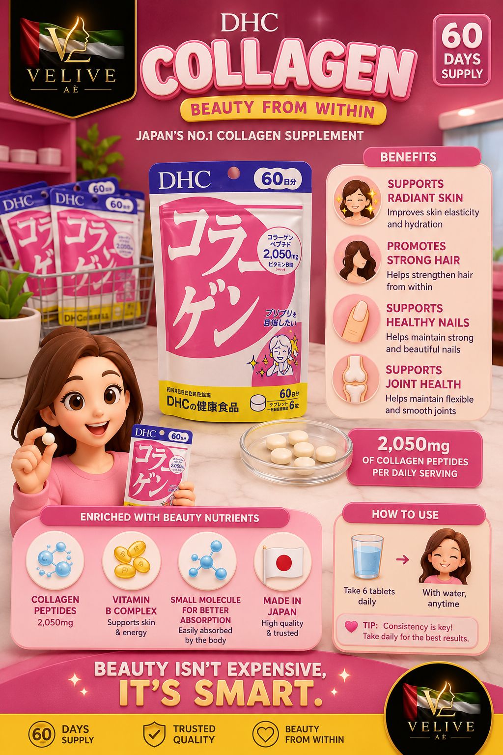 DHC Collagen 60 Days
