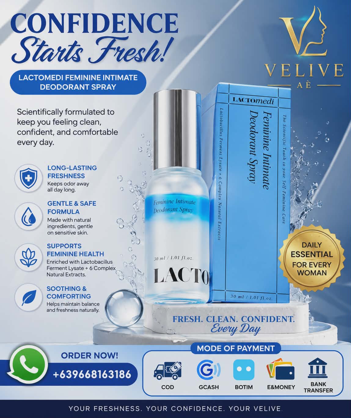 LACTOMEDI INTIMATE DEO SPRAY