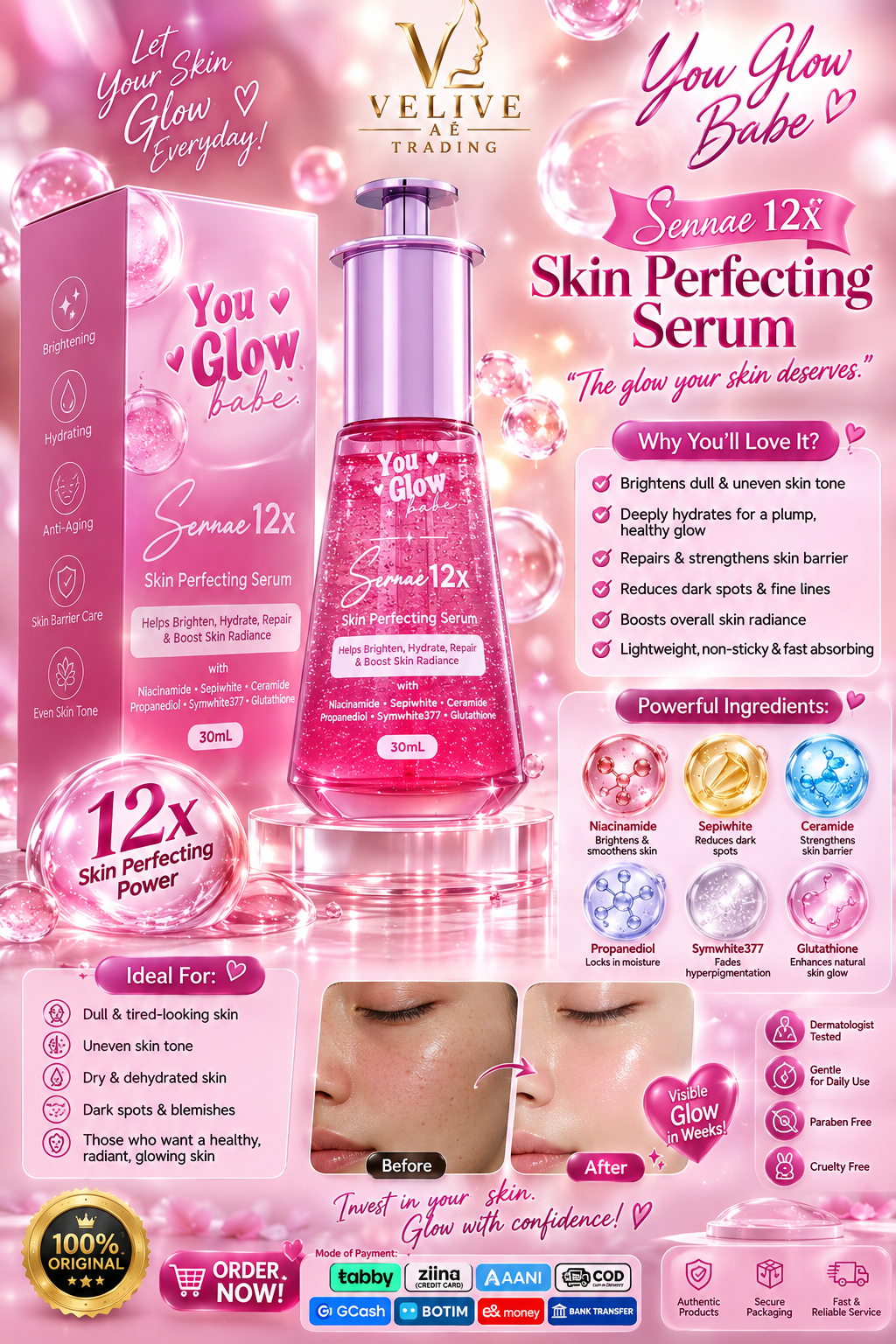 YOU GLOW BABE SERUM 12X