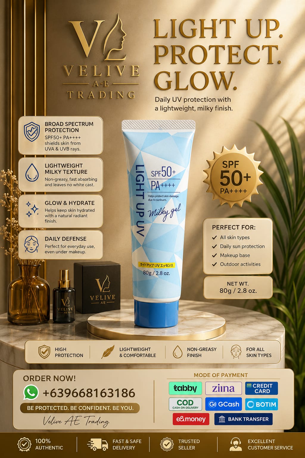 KOSE SUNCUT LIGHT UP UV ESSENCE SPF50+ PA++++🇯🇵