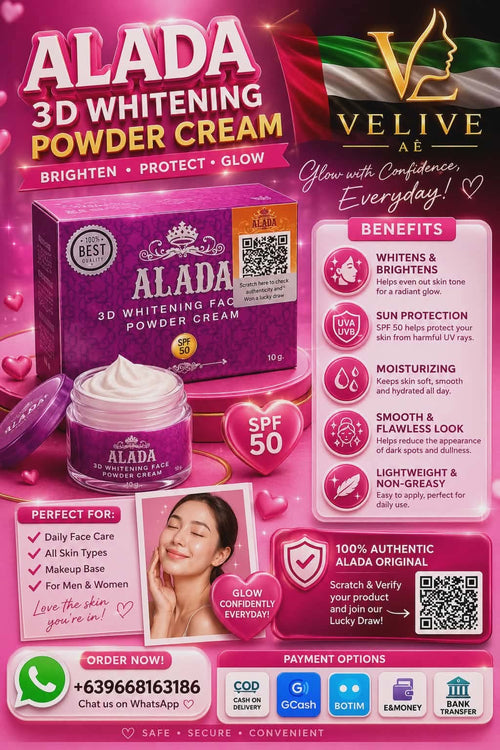 ALADA 3D WHITENING FACIAL POWDER CREAM🇨🇷
