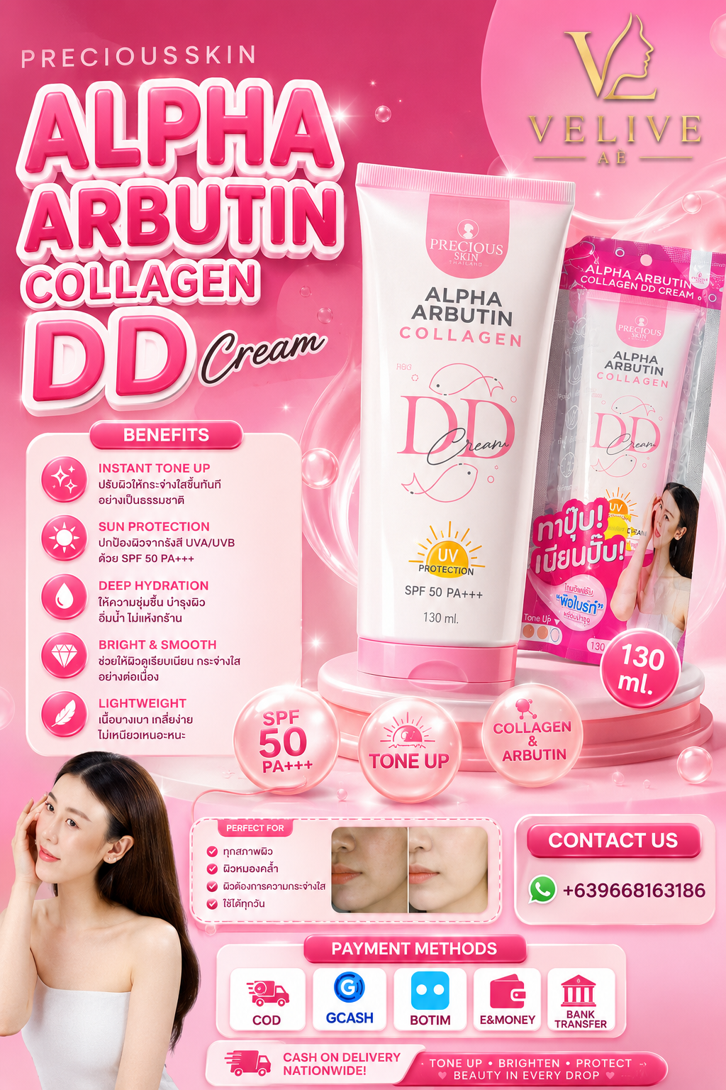 PS ALPHA ARBUTIN COLLAGEN DD CREAM🇨🇷