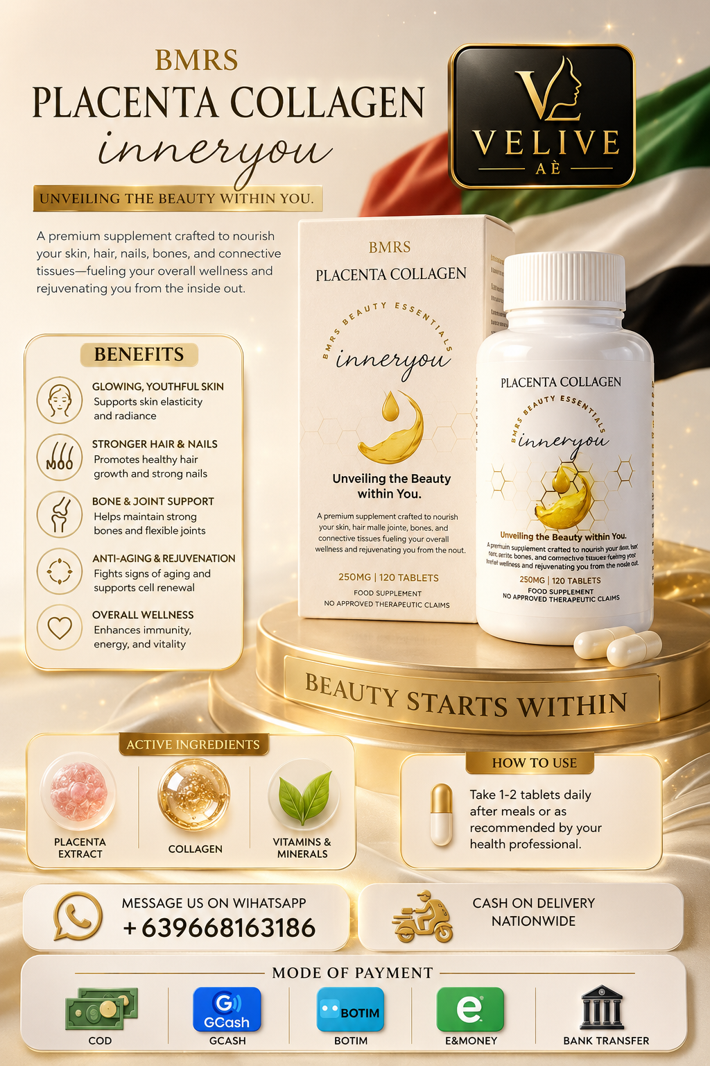 BMRS PLACENTA COLLAGEN INNER YOU
