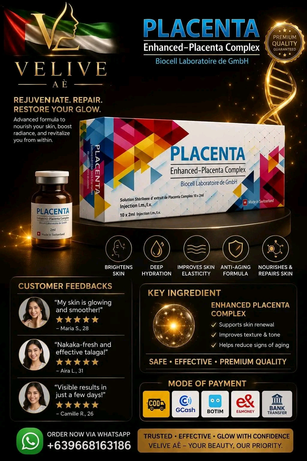 PLACENTA IM/IV