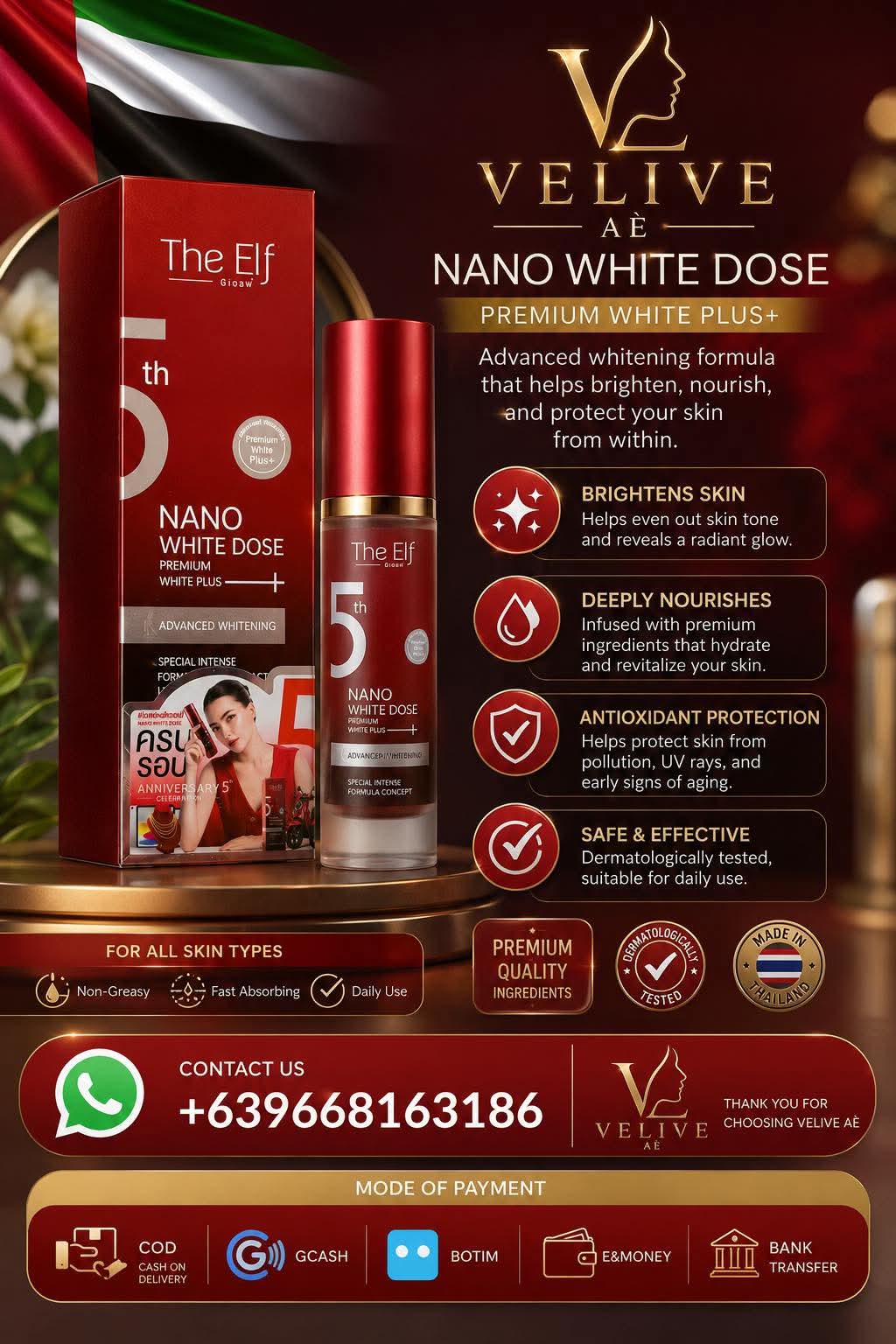 THE ELF NANO WHITE DOSE SERUM🇨🇷