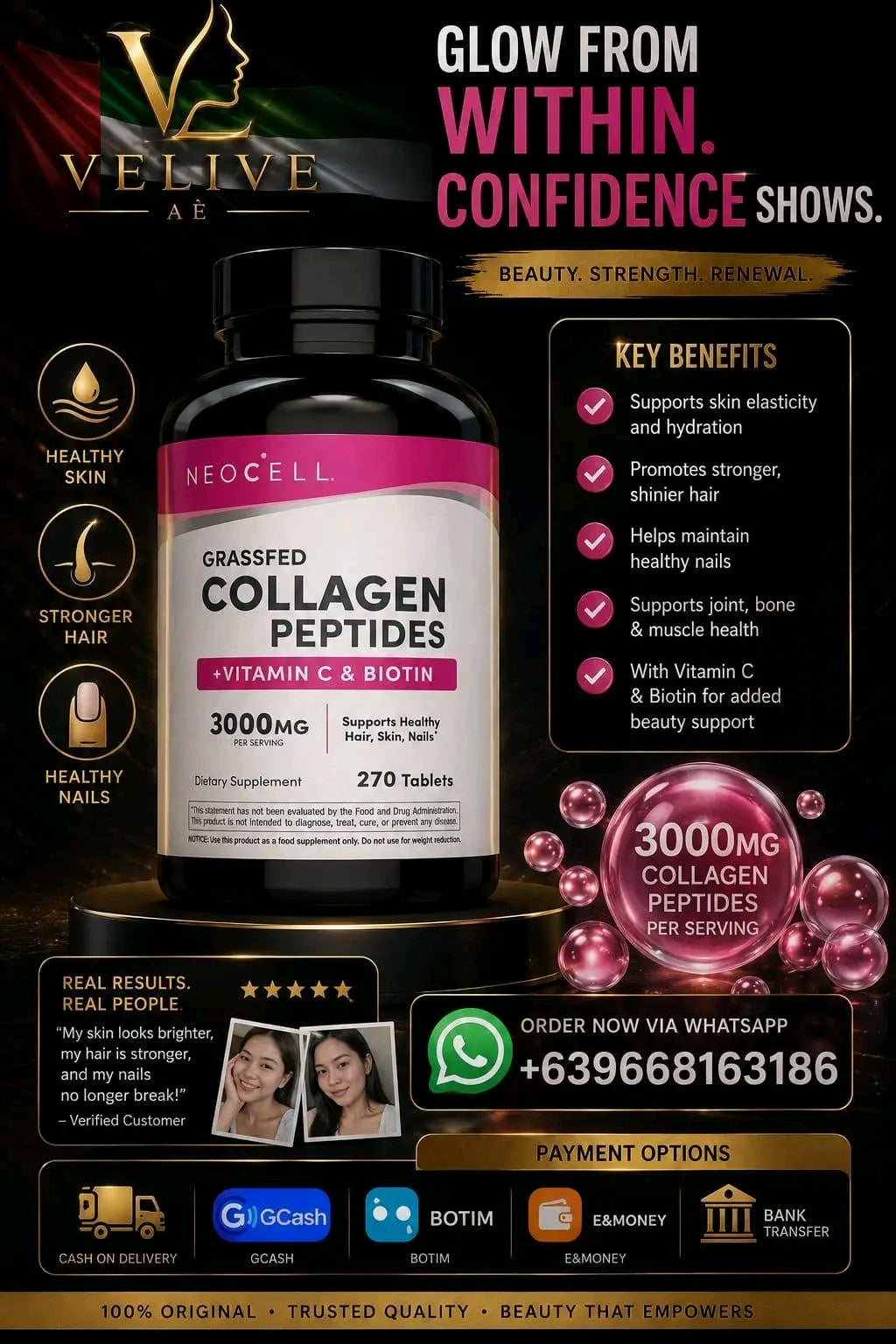 NEOCELL GRASSFED COLLAGEN PEPTIDES