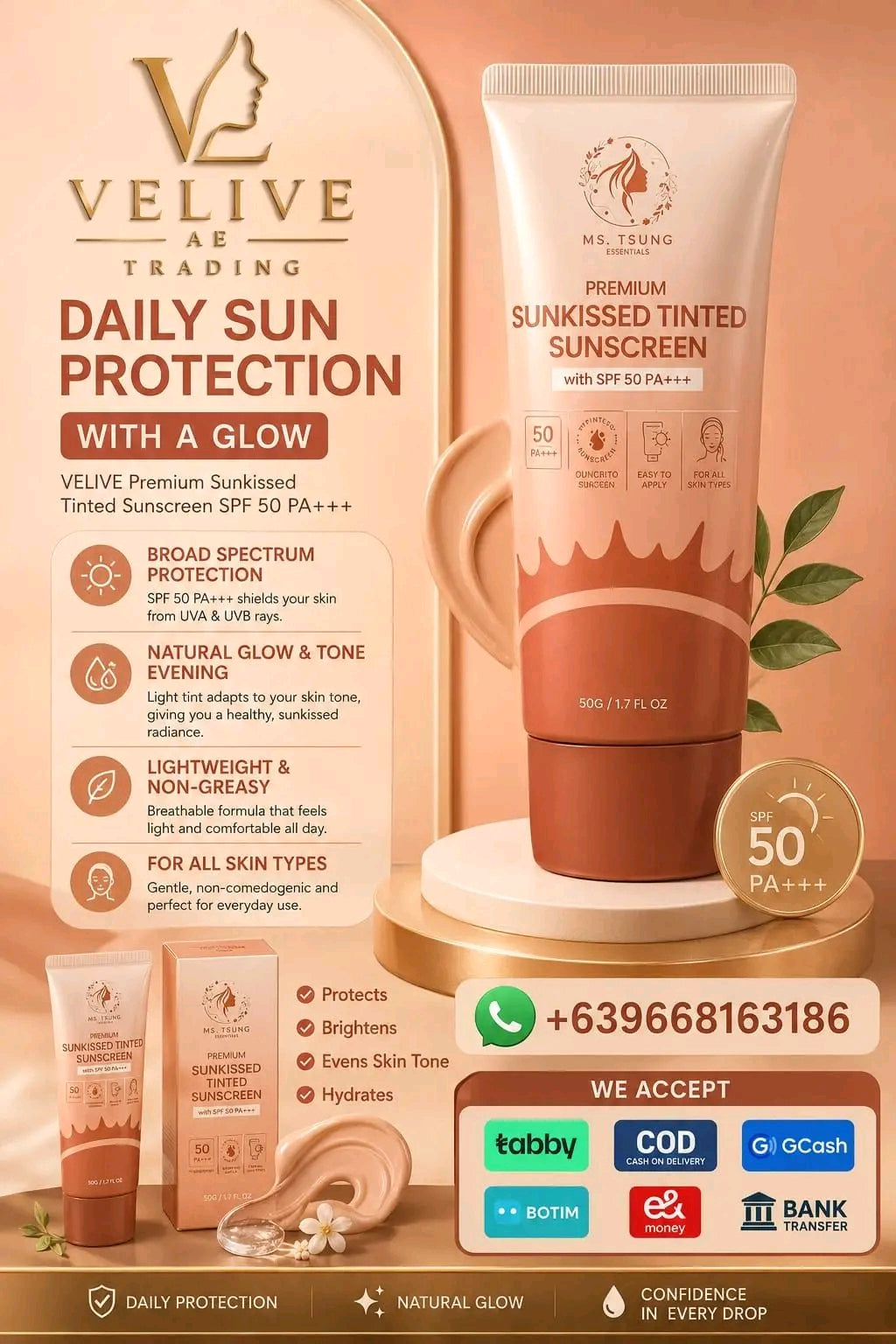 MS TSUNG TINTED SUNSCREEN
