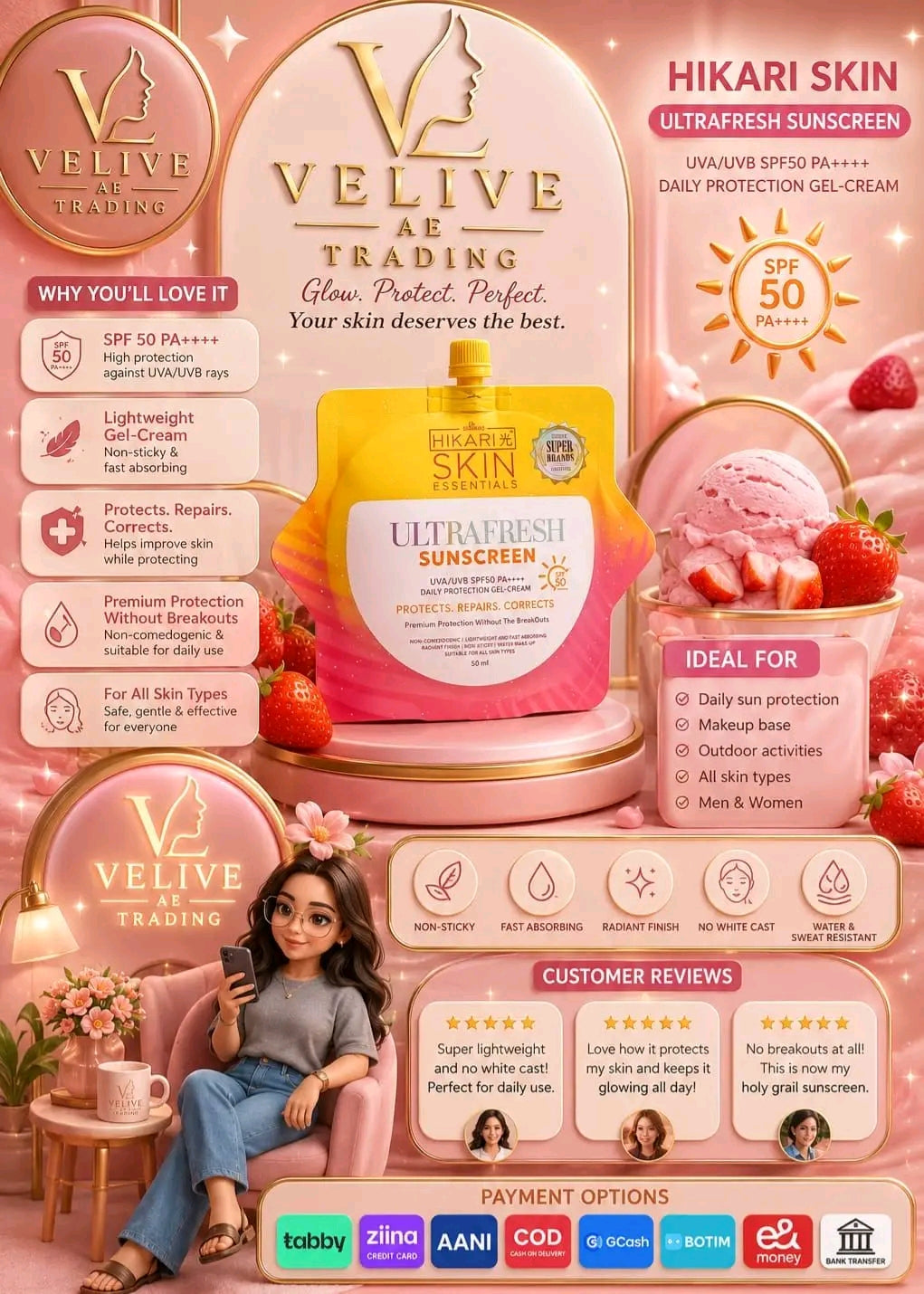 HIKARI ULTRA FRESH SUNSCREEN