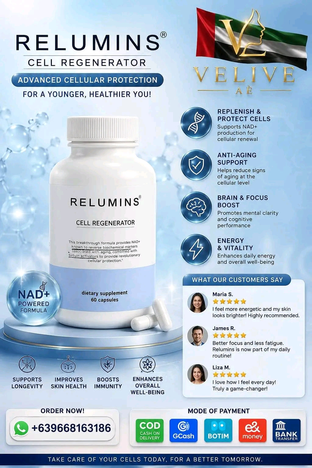 RELUMINS CELL REGENERATOR