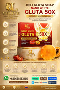 DELI NANO WHITE GLUTA SOAP🇨🇷