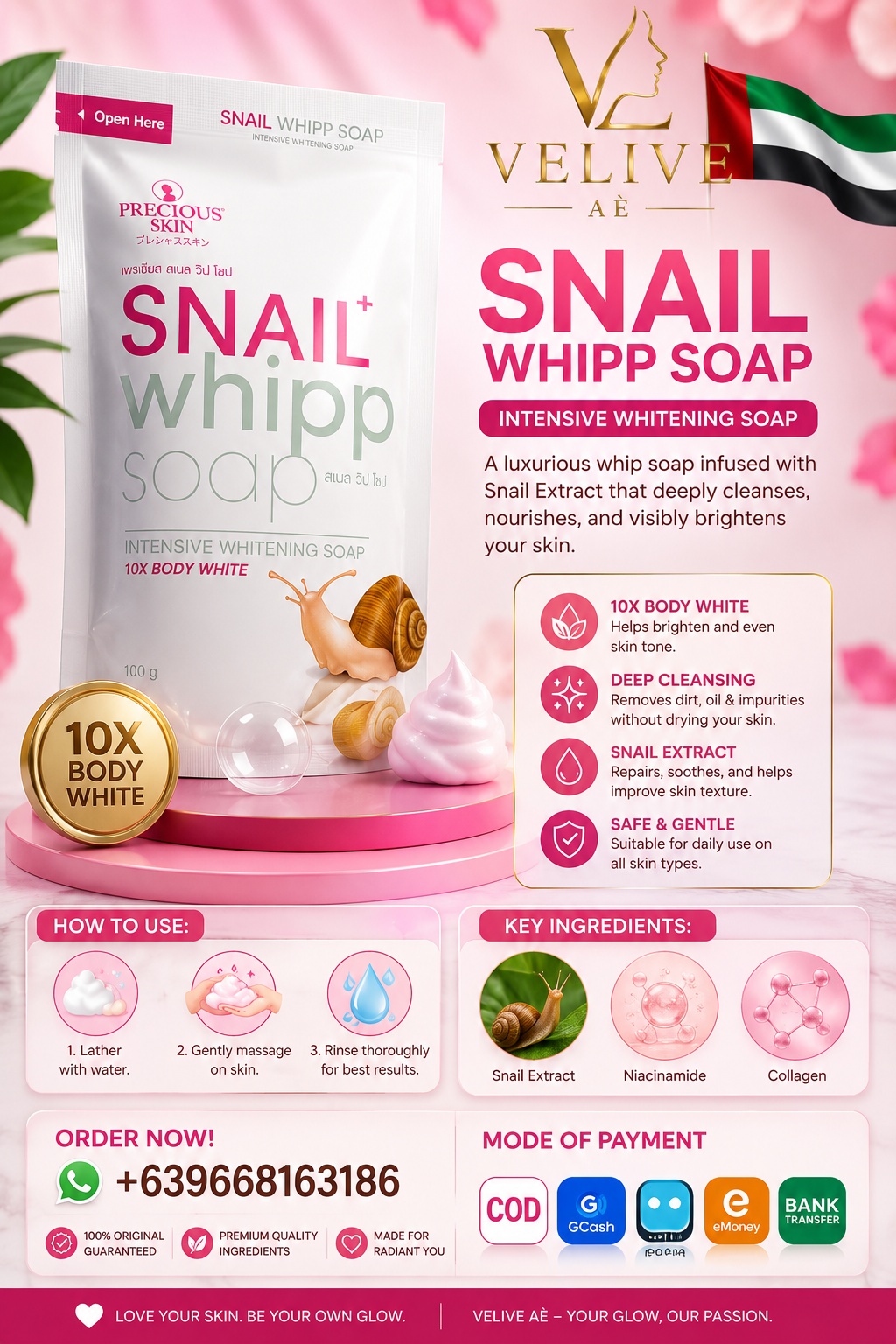 PS SNAIL WHIPP SOAP🇨🇷