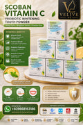 SCOBAN VIT C PROBIOTIC WHITENING TOOTH POWDER